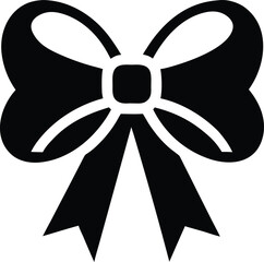 Obraz premium bow Silhouette icon