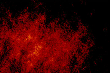 Abstract fiery red and black texture resembling burning flames and glowing embers. Heat and energy with swirling, chaotic patterns, creating a dramatic and powerful visual effect. 