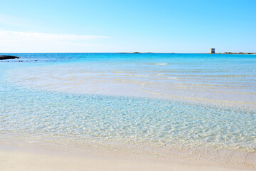  beach with a blue sky