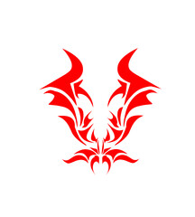 vector illustration of abstract tribal design 