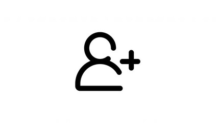 add user animation icon