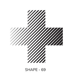 Obraz premium Shape All [text center]