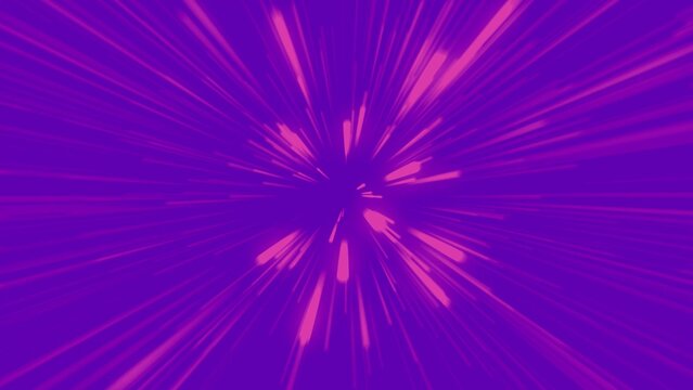 Abstract texture of pink light rays and speed lines on a purple background. Dynamic graphic image for backgrounds, visual effects, and futuristic sci-fi projects concepts. - Powered by Adobe