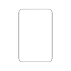 Blank Phone Screen Mockup Modern Smartphone Device for App Design and Digital Marketing