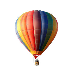 Hot Air Balloon Ascends Skyward, Peaceful Flight