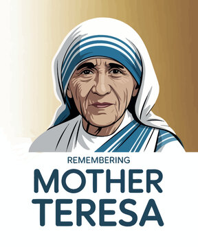 Mother Teresa Birth Anniversary Tribute Poster