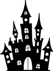 Halloween Ghost House_Halloween Castle_Halloween Party House_Cute Halloween Images_Halloween Poster