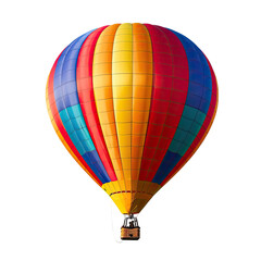 Fototapeta premium Hot Air Balloon Ascending into the Sky