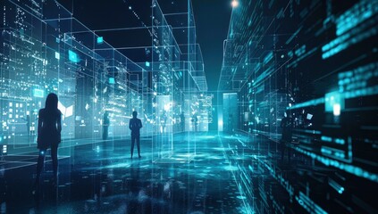 Neo-Tokyo Data Streams of Tomorrow