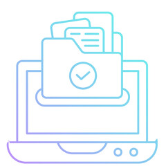 Gradient Digital Archive Icon