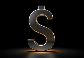 Naklejka premium paragraph symbol on in the black background.