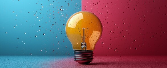 New business ideas background vibrant mock up start up innovation strategy planning growth, corporate office creative thinking solution development colourful ai generated art