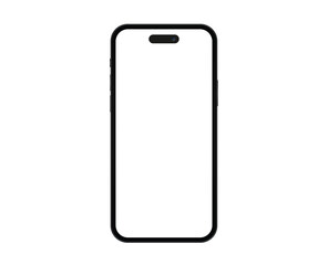 Realistic mobile phone mockup, app template