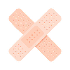 Bandage Icon | First Aid Treatment Symbol | Medical Care and Healing Graphic | Wound Recovery Vector | Healthcare and Emergency Illustration