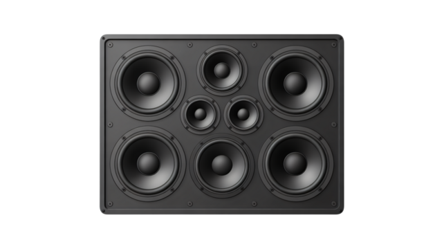 Powerful audio speaker system delivering immersive sound experience for music and entertainment