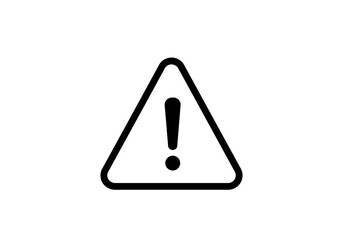 Warning Sign Icon | Alert Caution Symbol | Danger Attention Graphic | Safety Hazard Vector | Risk Precaution Illustration | Emergency Triangle Design