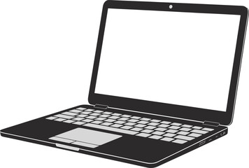 Open laptop silhouette royalty free stock photos premium quality