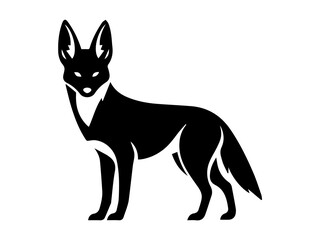 Fox Silhouette Vector on Transparent Background – Wildlife Animal Clipart for Logos, Tattoos, and Design Projects