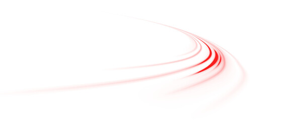 Png neon rays vector abstract background. Red Futuristic technological style. Png Abstract background with speed lines. Vector illustration. Futuristic. The light lines of the road are red