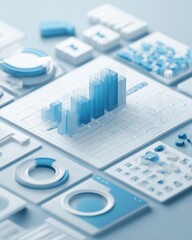 Data insights visualization user-centric saas suite design elements