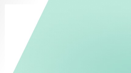 Clean Minimalist Background with Diagonal Split. Modern Light Green and White Design. Ideal for Professional Presentations, Business Branding, and Simple Layouts