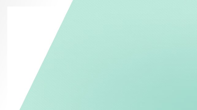 Clean Minimalist Background with Diagonal Split. Modern Light Green and White Design. Ideal for Professional Presentations, Business Branding, and Simple Layouts - Powered by Adobe