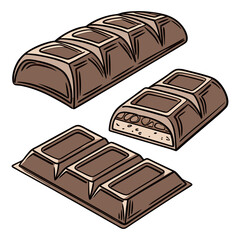 World chocolate day design cacao beans isolated on white background