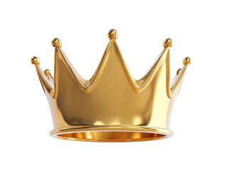 Golden crown, 3D render (1)