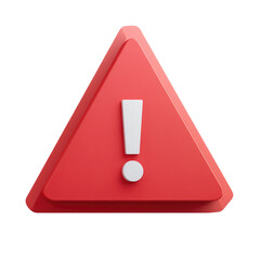 Red triangular warning sign with exclamation point (3)