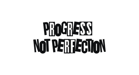 Inspirational Quote About Growth And Self-Acceptance. Great For Wellness Brands, Coaching, Journals, Or Personal Motivation Posters. Modern Typography. Vector Illustration.