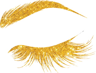 Sparkling Eyelash Design , Shinning Lash Design