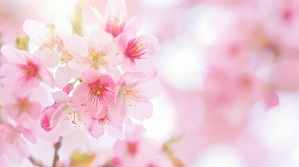 Cherry Blossom Season: Masses of Pink Blooms in Parks and Gardens