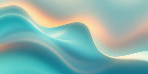 Abstract blue wave design with flowing curves and light lines creates a vibrant and fluid water illustration