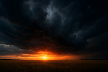 the sky in the afternoon