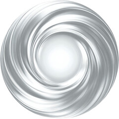 Obraz premium Circular swirl design in grayscale