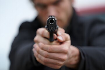 Silent Assassin in the Shadows/Gunman&rsquo;s Deadly Focus.