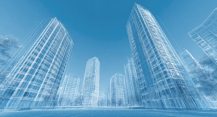 Architectural blueprint of a city (1)