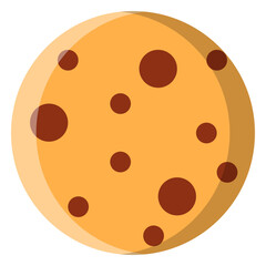 Chocolate chip cookie icon