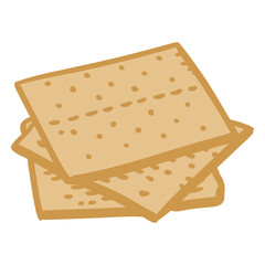 Crackers color stroke