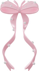 ribbon bow_3D Illustration