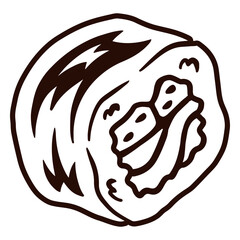 Food sushi simple meal