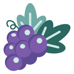 Grapes flat fruit