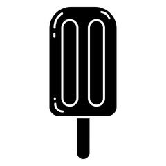 Ice cream dessert cut out