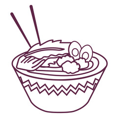 Japanese food ramen stroke