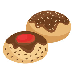 Pastry cake flat