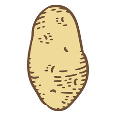 Potato ingredient color stroke