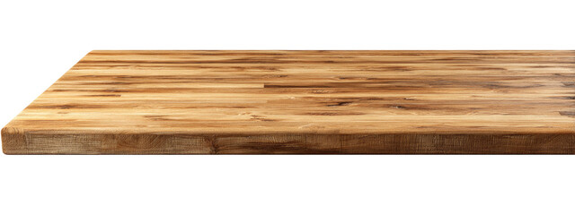 Obraz premium Natural wood countertop, light brown tones