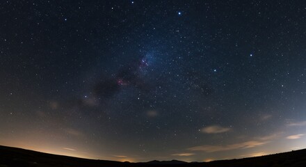 Night sky with stars.