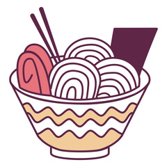 Ramen noodle soup dish