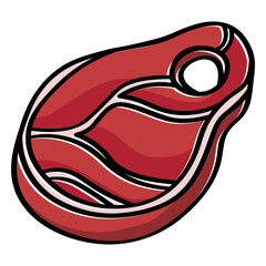 Red meat steak food